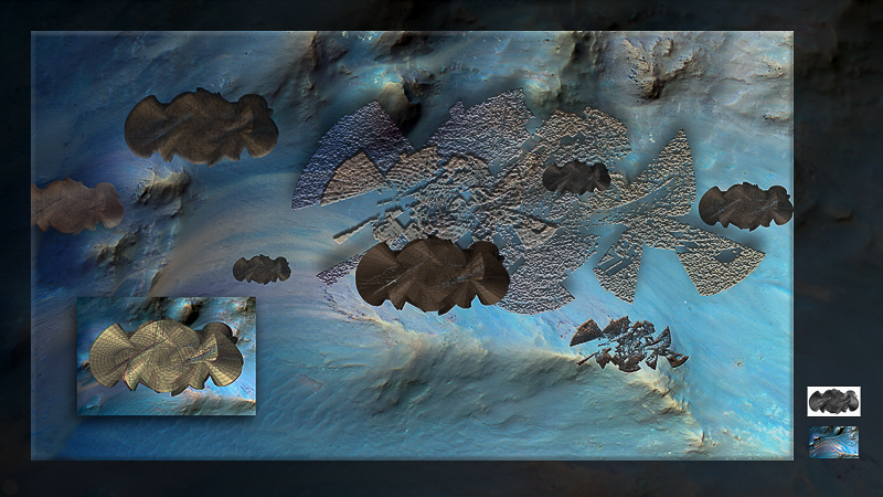 Impact crater in the ancient highlands & genus 2 knot